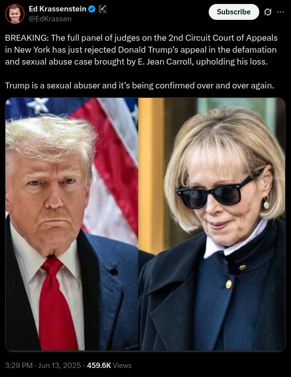 Trump is a sexual abuser