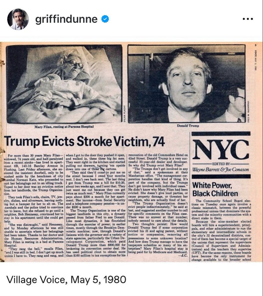 Donald Trump has always been a miserable piece of shit